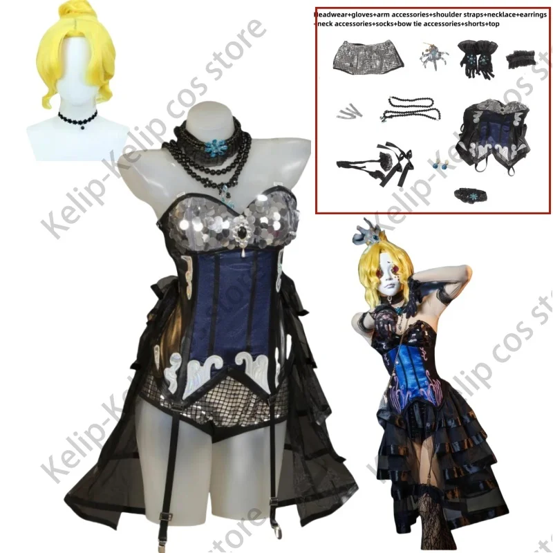 Косплей-костюм Маргареты Zelle из аниме-игры Женский танцевальный парик милое