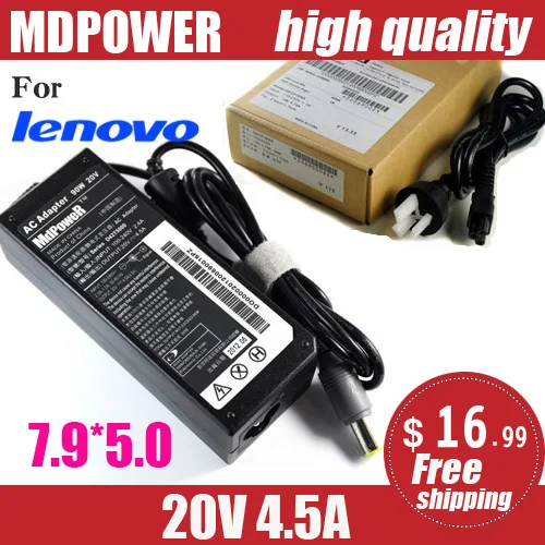 

MDPOWER For LENOVO ThinkPad L412 L412 L421 L430 L520 Notebook laptop power supply power AC adapter charger cord 20V 4.5A