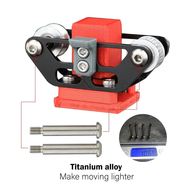 Mellow CNC VzBoT 330 2WD 3D-принтер алюминиевое натяжное крепление двигателя и пакет