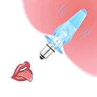 Гладкий Анальный вибратор, фаллоимитатор, анальная Силиконовая пробка, массажер простаты, Анальный вибратор, товары для взрослых