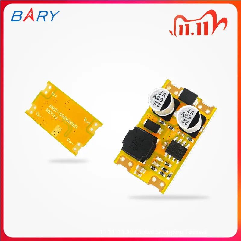 

DM17 Dc-dc Step-down Voltage Regulator Power Module 8-55 V To 3.3V 5V/2A/12V/0.8A High Current
