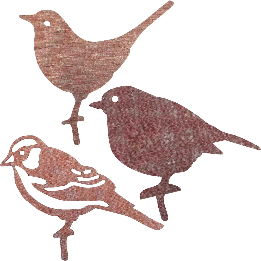 

Birds Party Ornament Iron Statue Decoration Decor Garden Supplies Figurine Animal