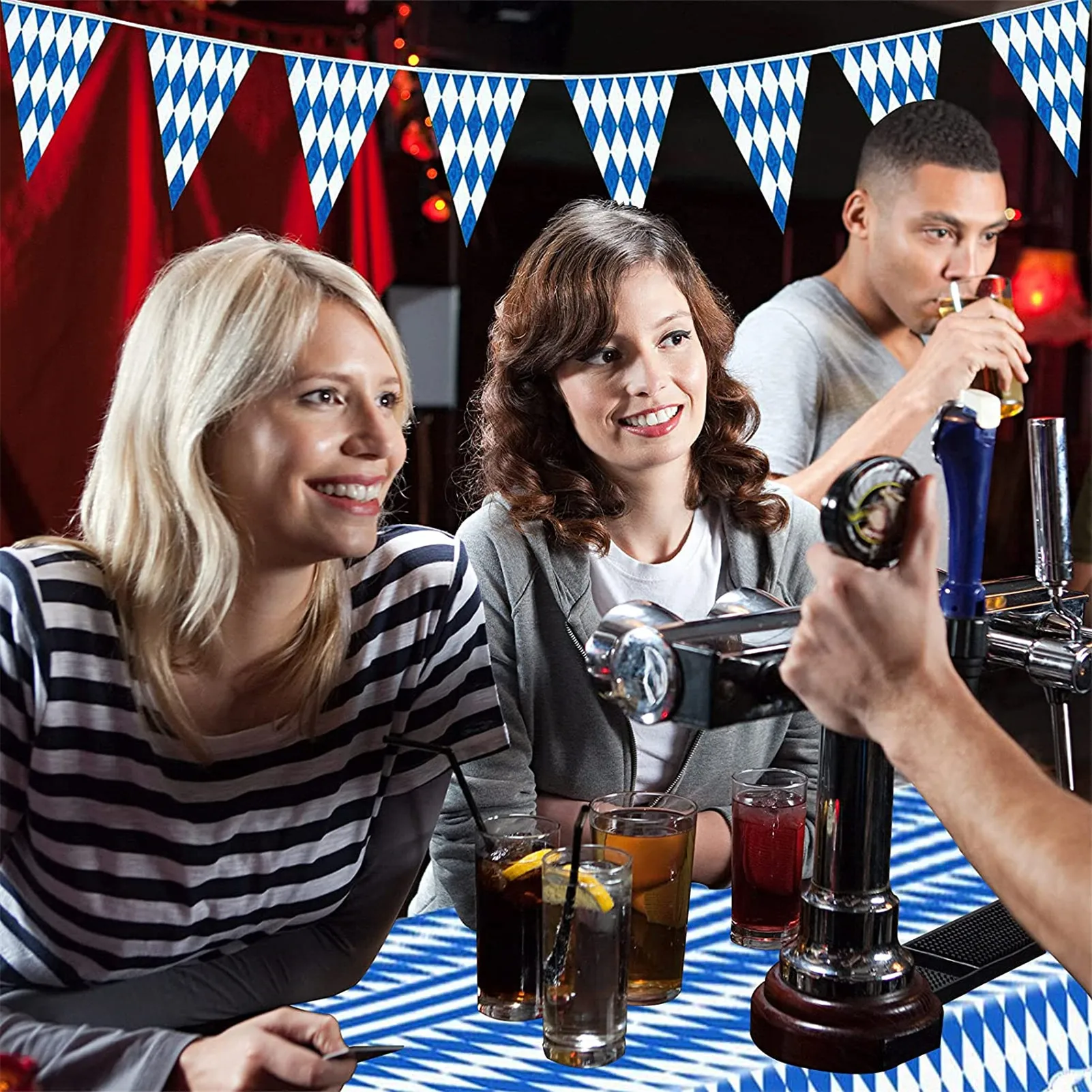 

The Oktoberfest Balloon Party Decoration Bavarian Style Design Oktoberfest Decoration Set German Beer Festival Decorations