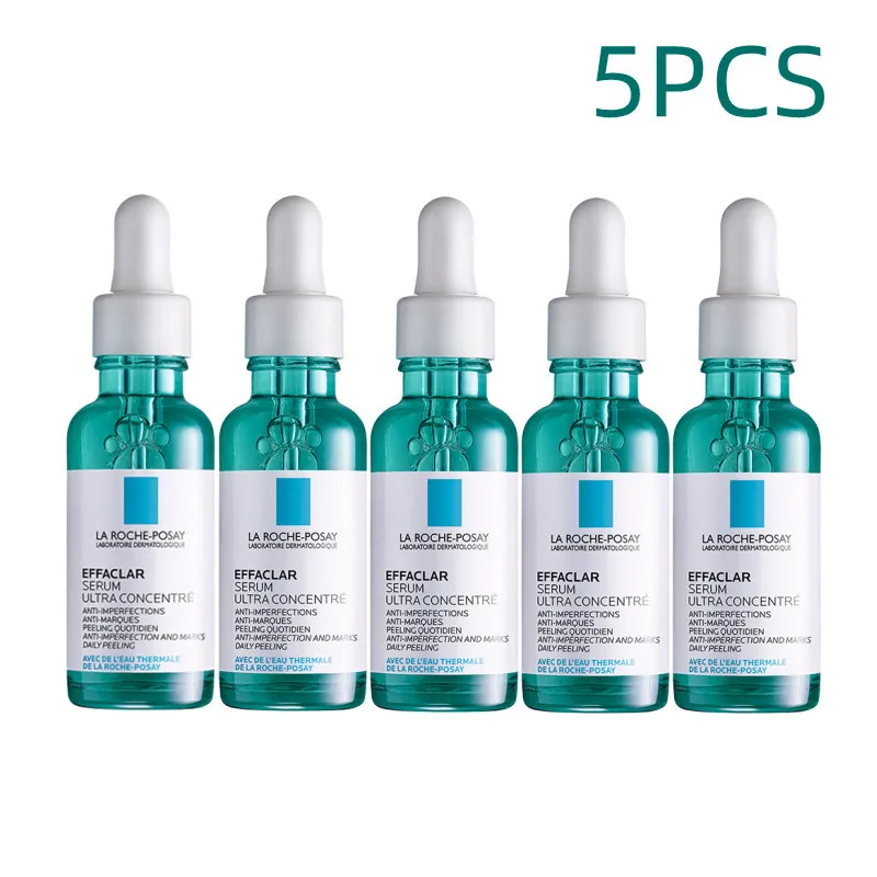 

5PCS La Roche Posay EFFACLAR Facial Serum Salicylic Acid Acne Treatment Serum Remove Acneblemish Reduce Post-Acne Marks 30ml