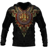 2021 viking aztec warrior tattoo neue mode trainingsanzug casual 3d print zipperhoodiesweatshirtm%c3%a4nner der frauen stil 10