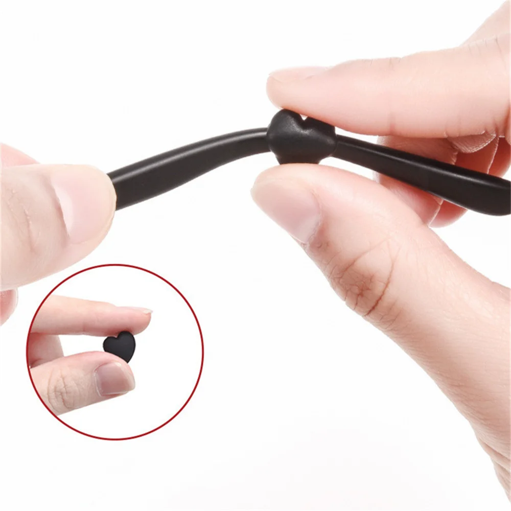 Противоскользящий силиконовый ушной крючок для очков подставка дужек с