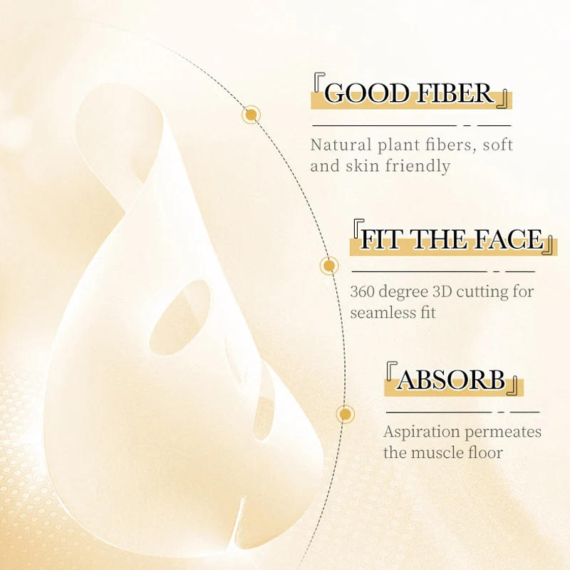 Интенсивная ампульная маска 15 шт. Гиалуроновая кислота Витамин С Увлажнение для