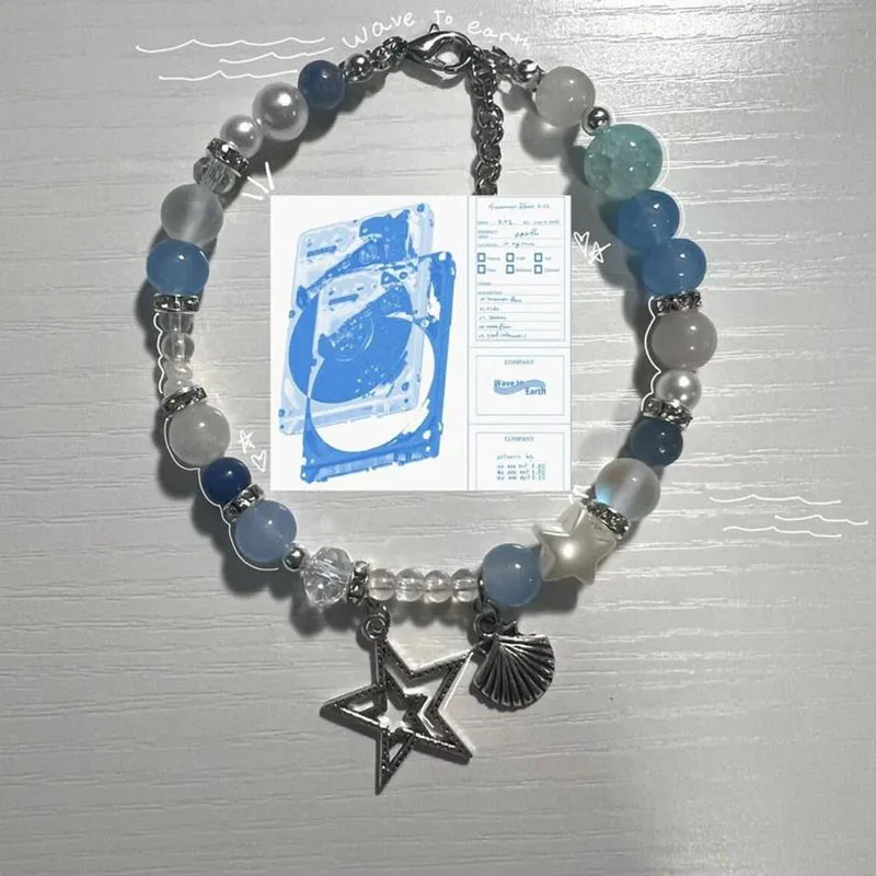 Браслет ручной работы волна-Земля
