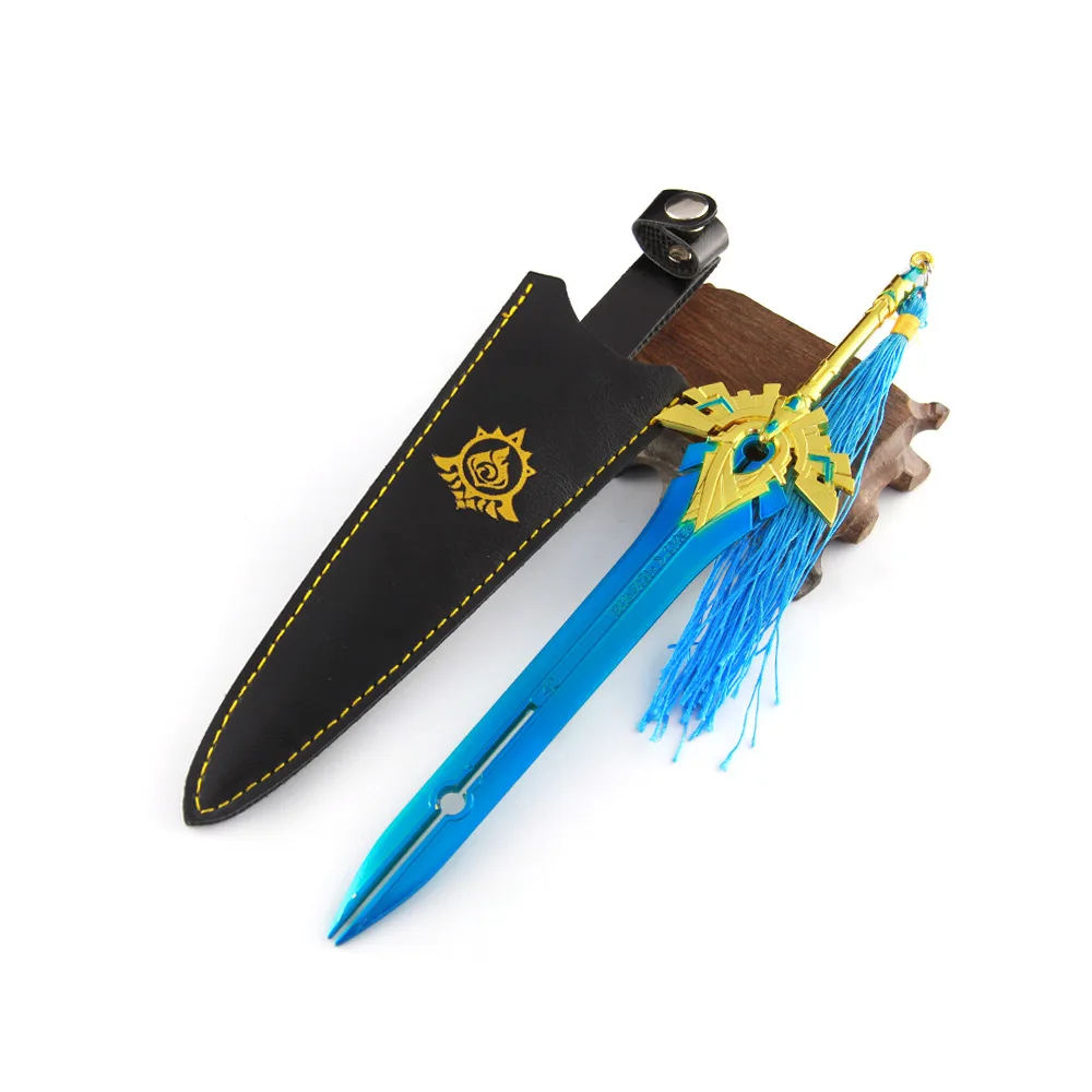 

Genshin Impact Razor Cosplay Weapons Skyward Pride 20CM Metal Weapon Collection Model Toy Anime Accessories Cosplay Props
