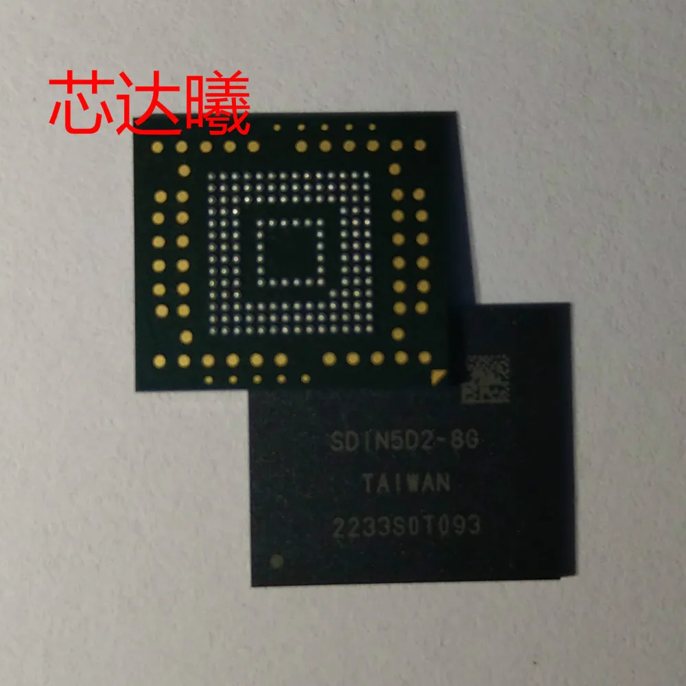 

100% New Original SDIN5D2-8G BGA EMMC SDIN5D2 8G (1-10piece)