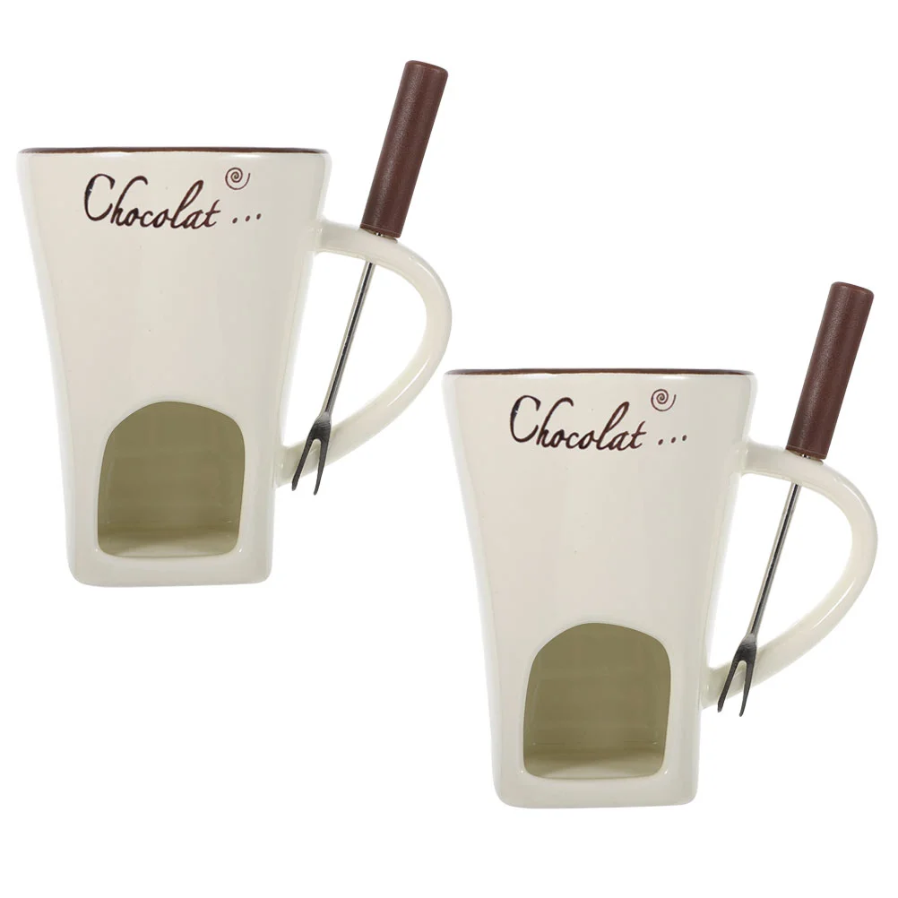 2 комплекта чашек для фондю чашки плавления шоколада кофейный нагреватель горшки