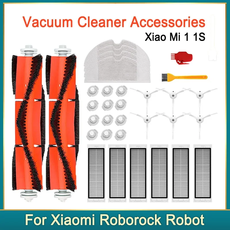 

Бесплатная доставка, боковая щетка, HEPA фильтр, основная щетка для робота-пылесоса Xiaomi 1s MI Roborock S50, S5 Max, Mijia