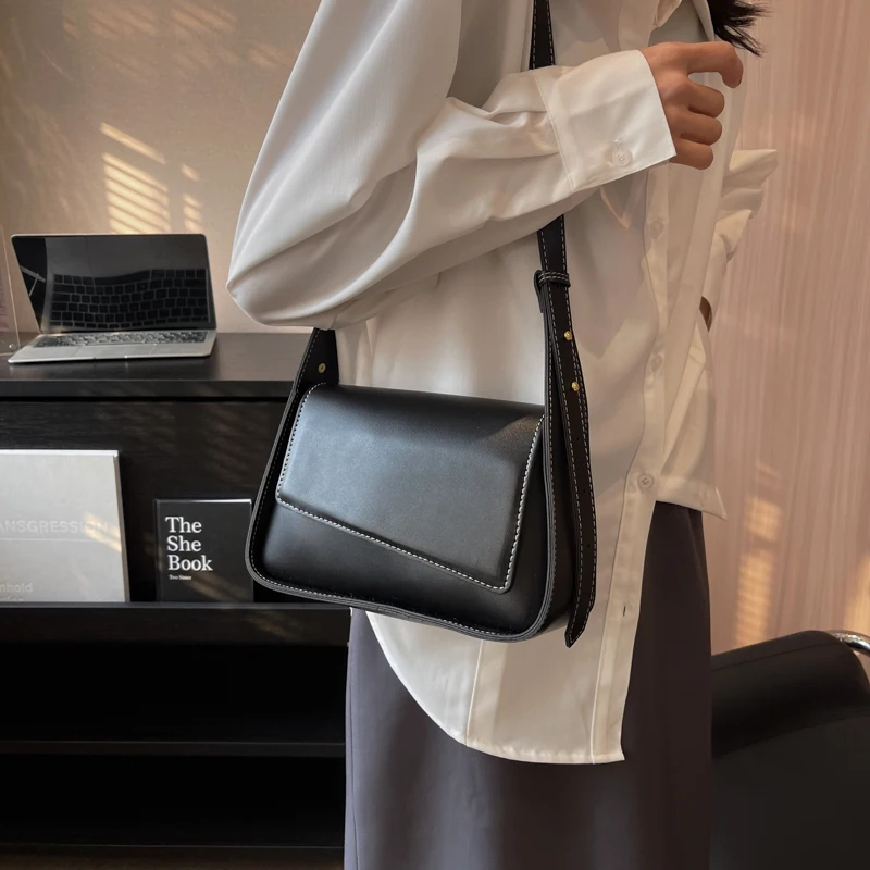 JinMantang PU Leather Women's Designer Crossbody Bag 2023 Summer Female Simple Solid Color Lady Handbags and Purses Green