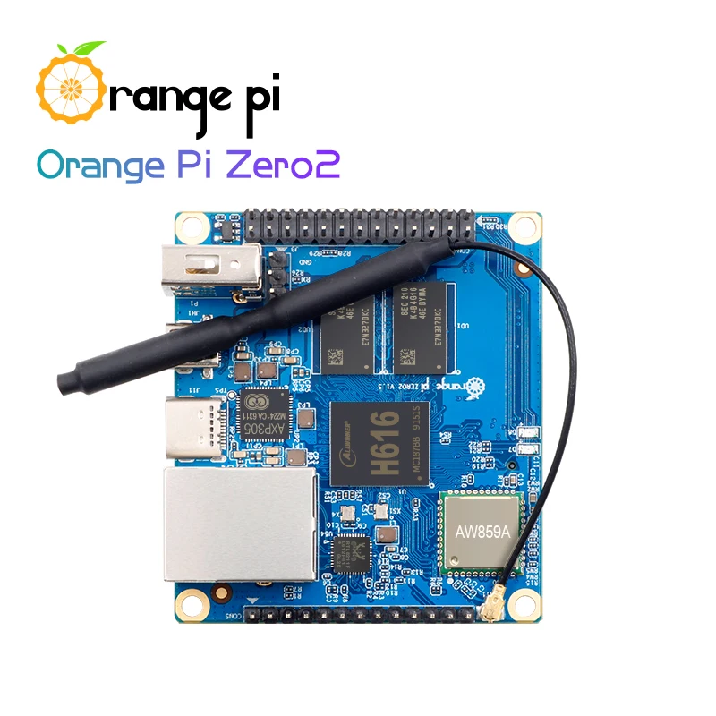 Фото OPi Zero 2 1GB DDR3 Allwinner H616 Мини-ПК, одноплатный компьютер, материнская плата, Android, Linux, плата для разработки ARM №4