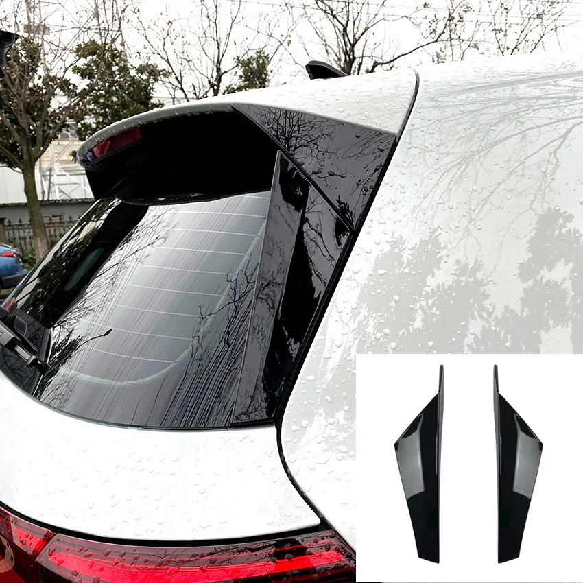 

Car Exterior Tail Wing Cover Trim Lip Rear Window Side Spoiler CoverStrip Decor For VW GOLF 8 MK8 MK 2020-2022 ABS Material