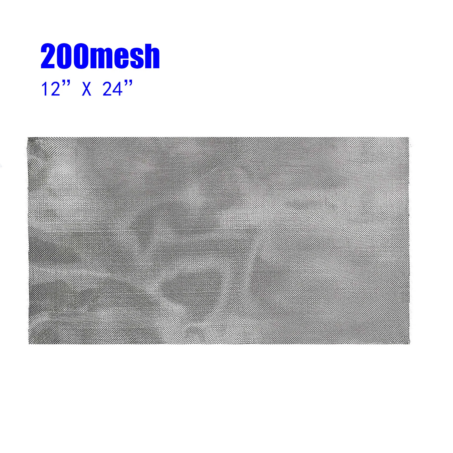 

200 Mesh Filtration Woven Wire Stainless Steel Fine Pollen Dry Ice Screen 12x24\\\\\\\" Filter Business Home Tool Accessories