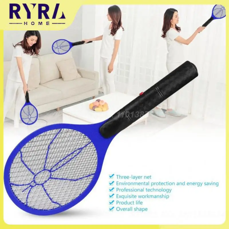 

Pest Control Insects Killer Fly Swatter Trap Mosquitos Killer Lightweight Cordless Swatter Racket Home Accessories Tools Summer