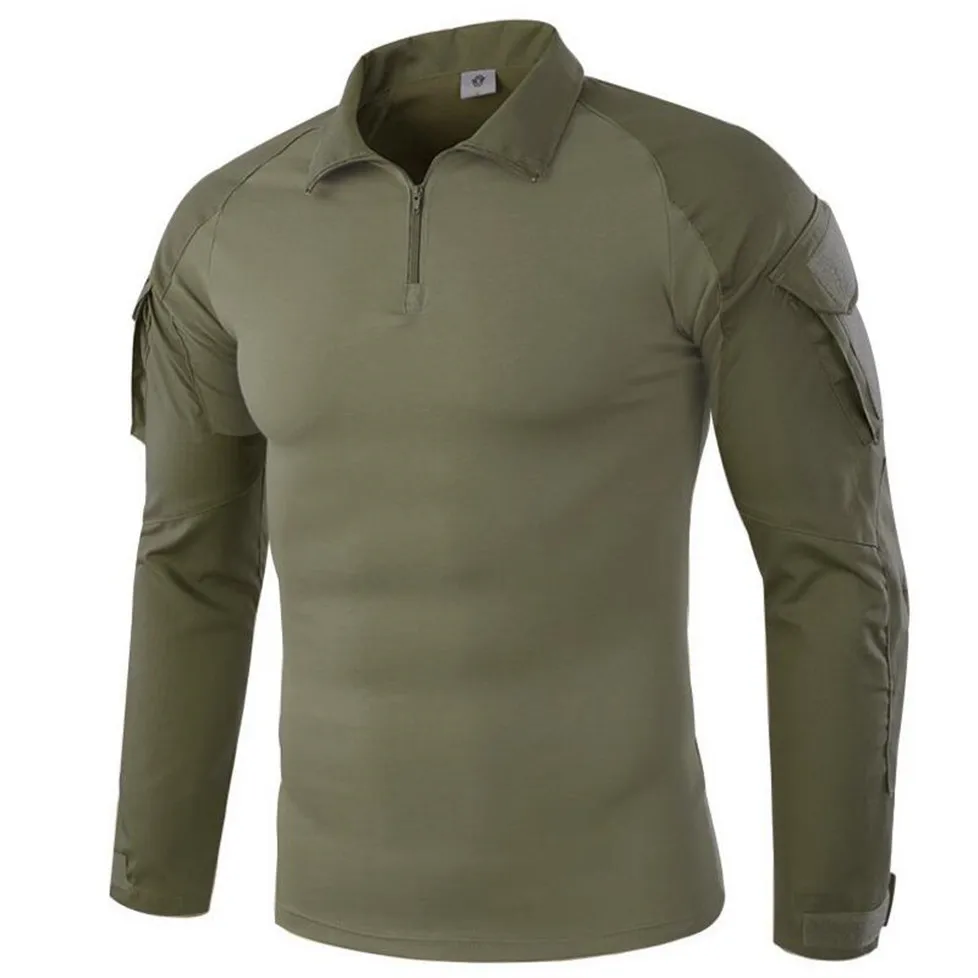

US Army Tactical Military Uniform Airsoft Camouflage Combat-Proven Shirts Rapid Assault Long Sleeve Shirt Battle Strike
