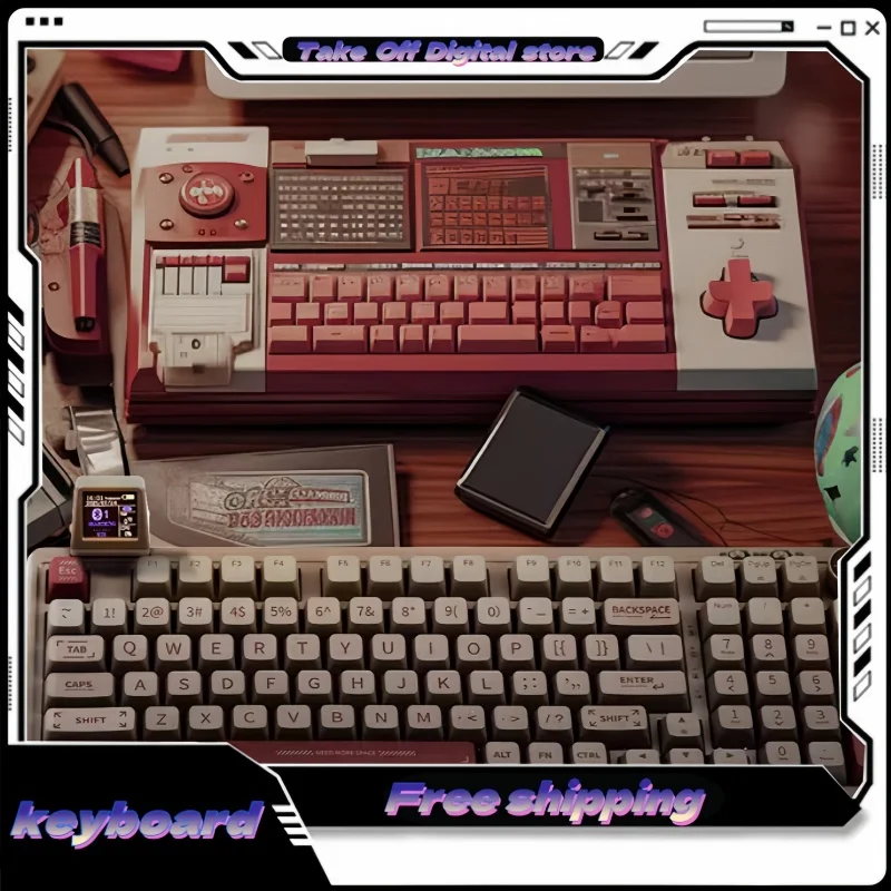 Rt100 Индивидуальная механическая клавиатура с тремя режимами подключения 98