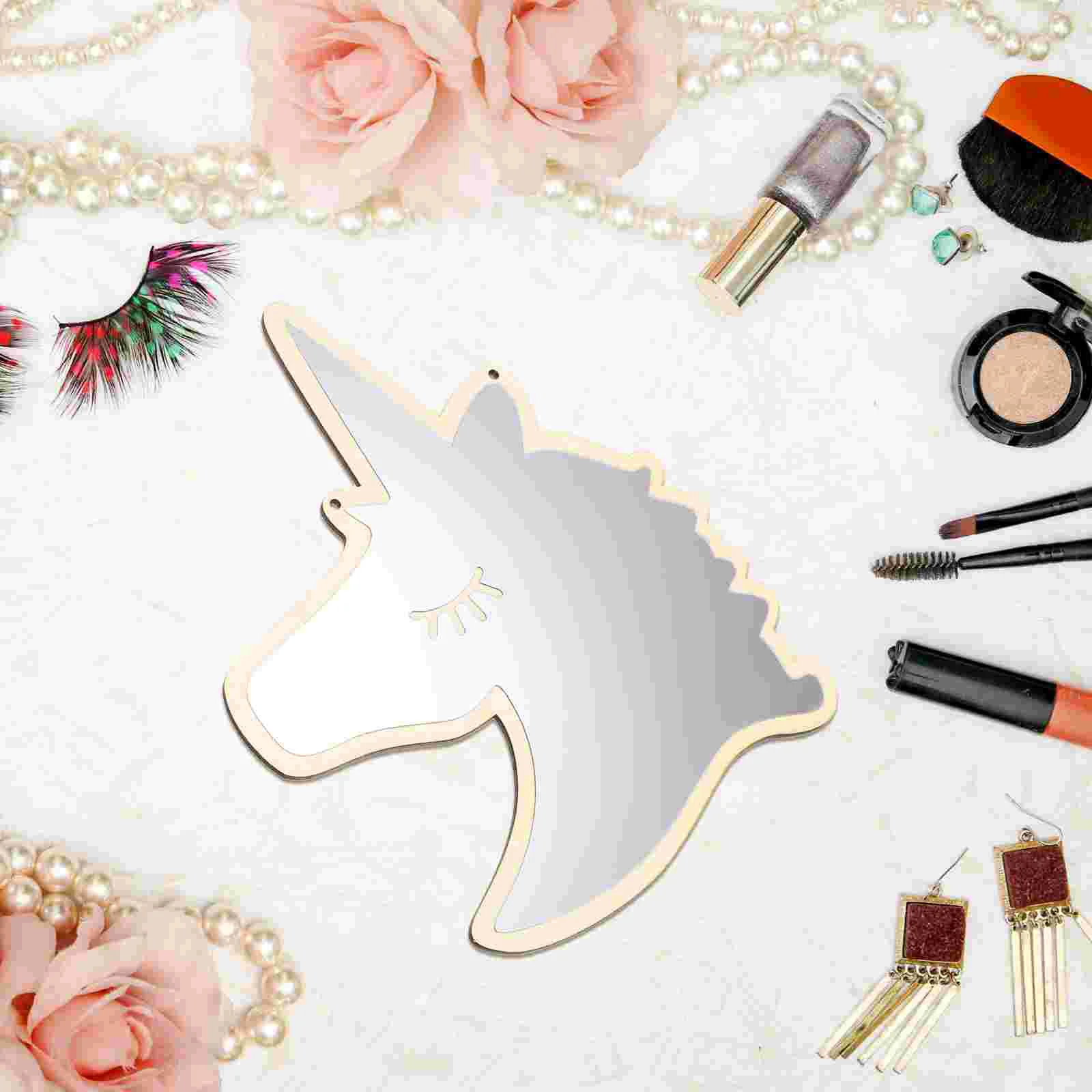 

Mirror Wall Makeup Decor Acryliccloud Hangingroom Tabletop Entryway Mirrors Vanity Decorative Baby Bedroomdresser Sticker Kids