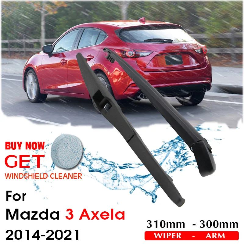 

Car Wiper Blade Rear Back Window Windscreen Windshield Wipers For Mazda 3 Axela Hatchback 310 mm 2014-2021 Auto Accessories