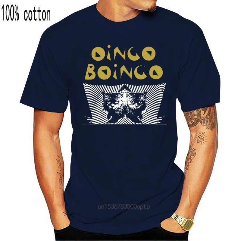 

Man Clothing Oingo Boingo T Shirt Screen Print Short Sleeve Shirt Cotton Men T Shirt