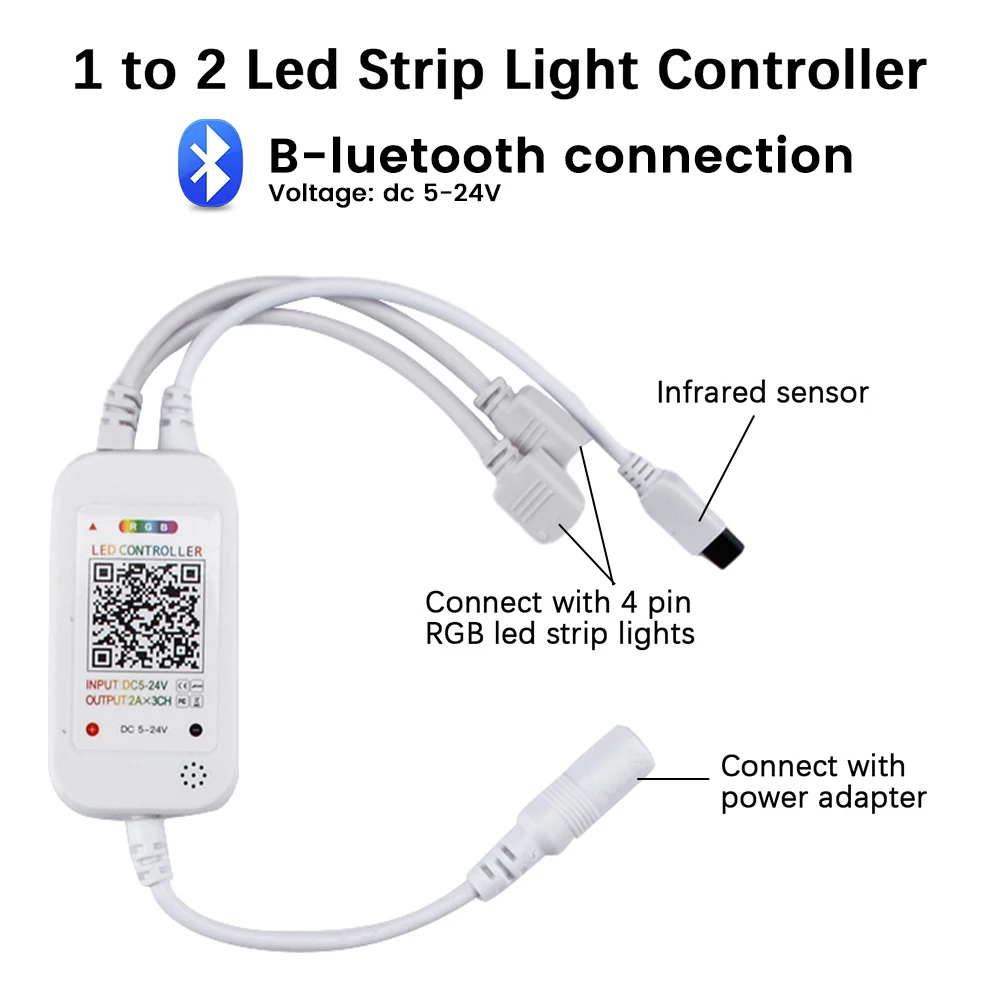 Светодиодная лента 40 клавиш цветовая температура 5050 3528