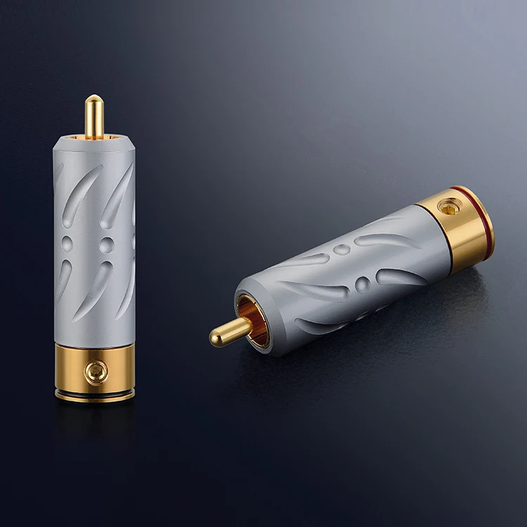 Позолоченный переходник из чистой меди viборг VR109G 24K 5u