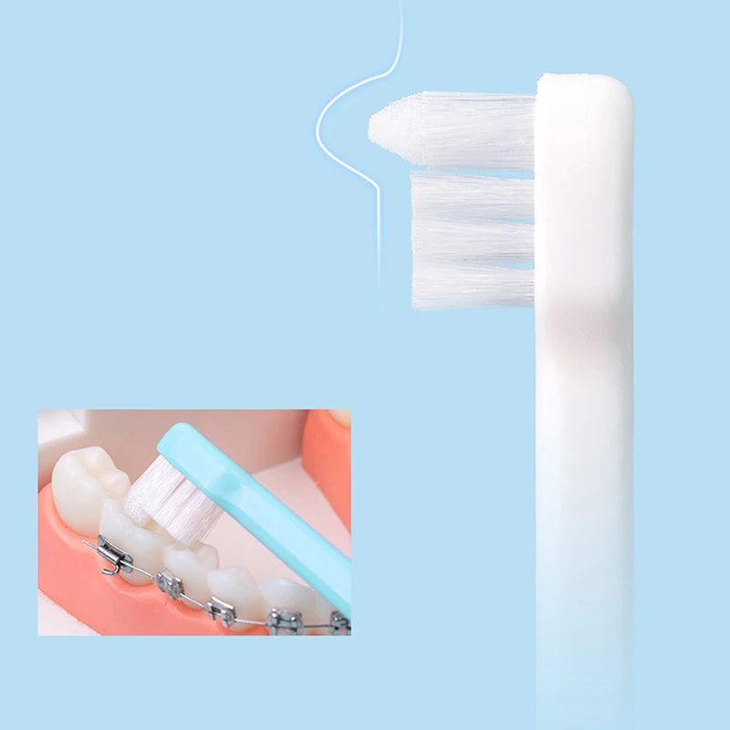 

Dental Intra Oral Care Interdental Floss Grip Brush Orthodontic Toothbrush Clean Between Teeth Mini Cleaning Travel Portable