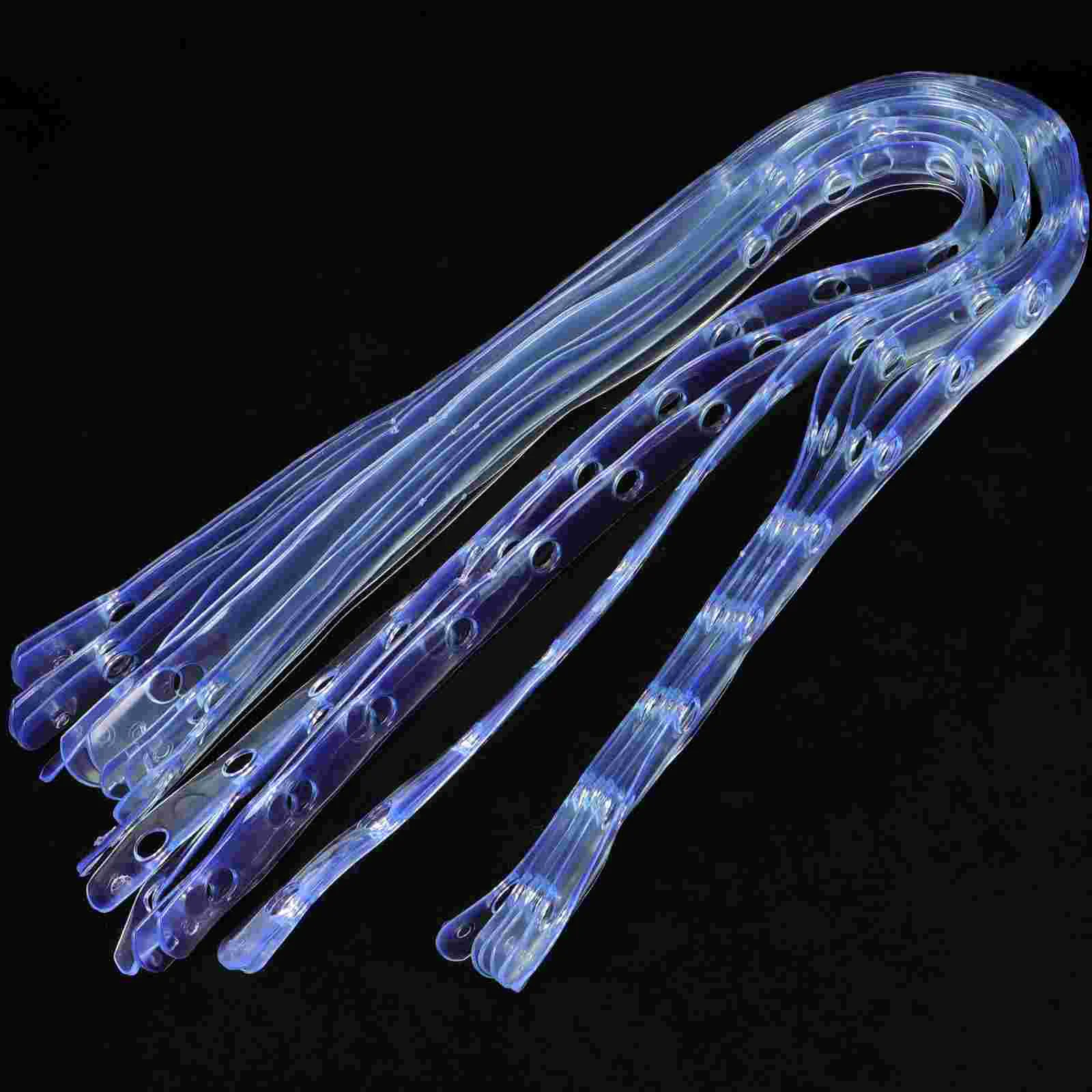 20 шт. прозрачные полоски для вешалок дисплея пластиковые вешалки одежды