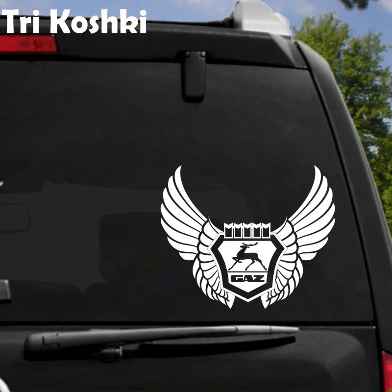 Наклейка-эмблема «Газель» Tri koshki KT005 2019, виниловые наклейки, светоотражающие наклейки на автомобиль, мотоцикл, грузовик, бампер, ноутбук, холодильник