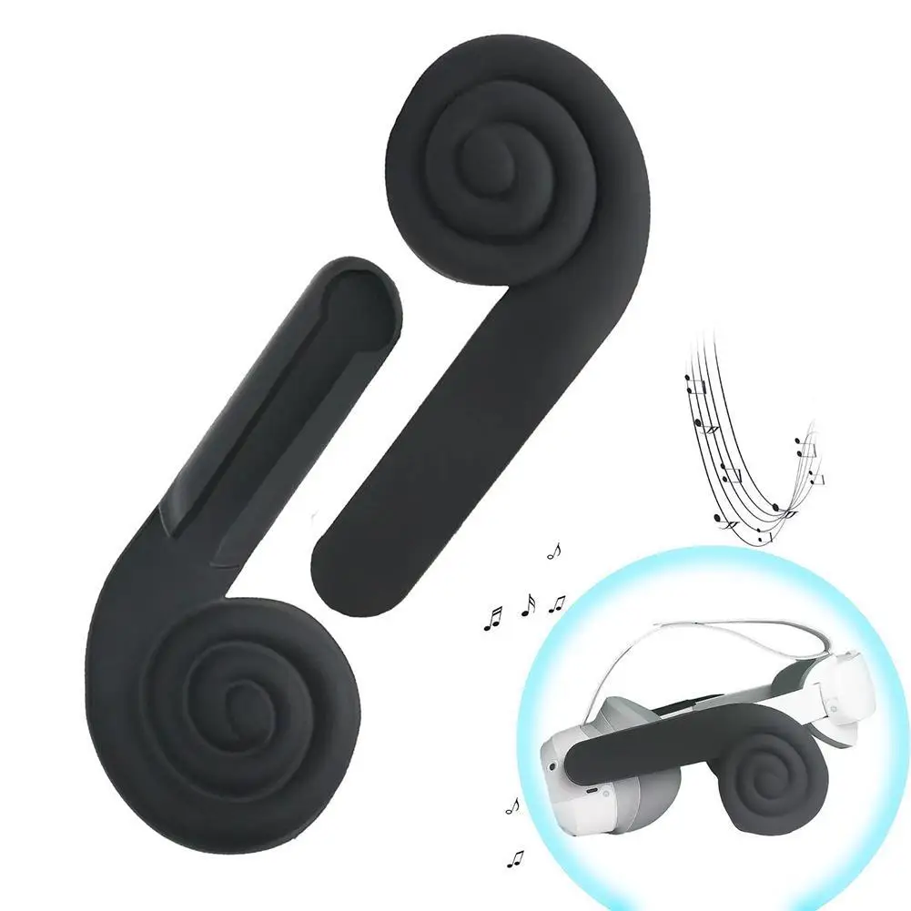 

Силиконовые Мягкие Наушники для гарнитуры Pico 4 VR, улучшающие звуковой эффект, легкие силиконовые наушники, аксессуары