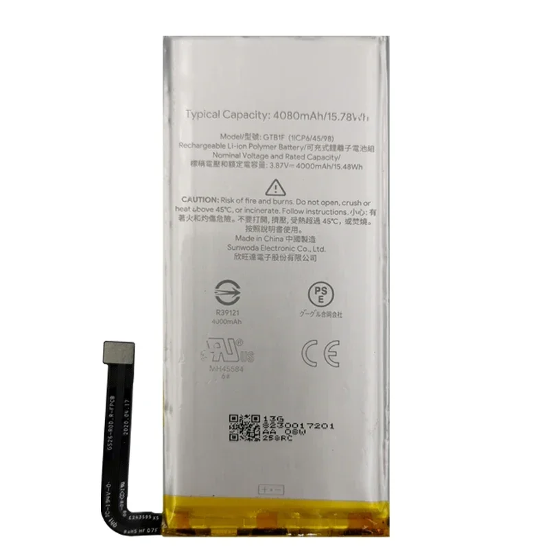 100% оригинальный новый высококачественный сменный аккумулятор для телефона GTB1F