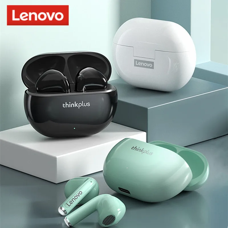 słuchawki Lenovo XT93 z Bluetooth 5.2 Hi-Fi Stereo Plastikowe douszne w sportowym stylu podwójnym mikrofonem HD D...