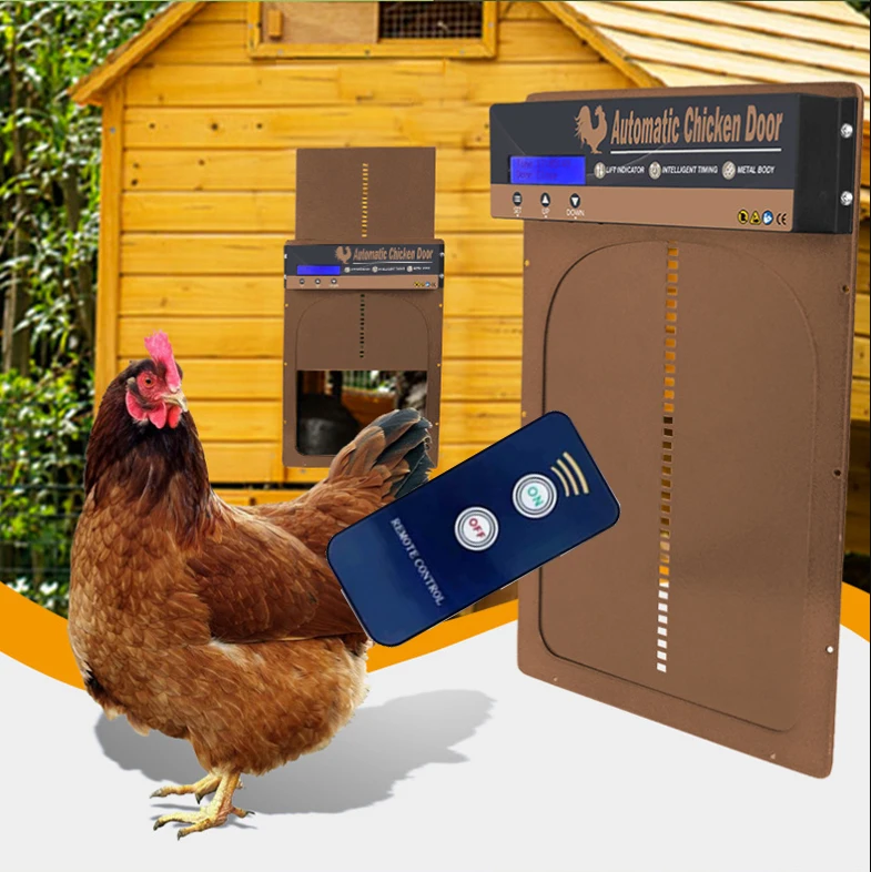 

3 в 1, автоматическая дверь для курятника с солнечной батареей