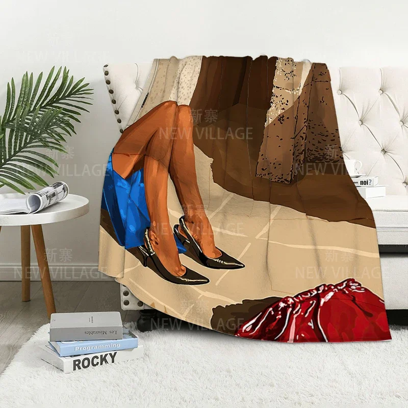 Клетчатый диван под заказ одеяла для колена теплое зимнее покрывало кровати