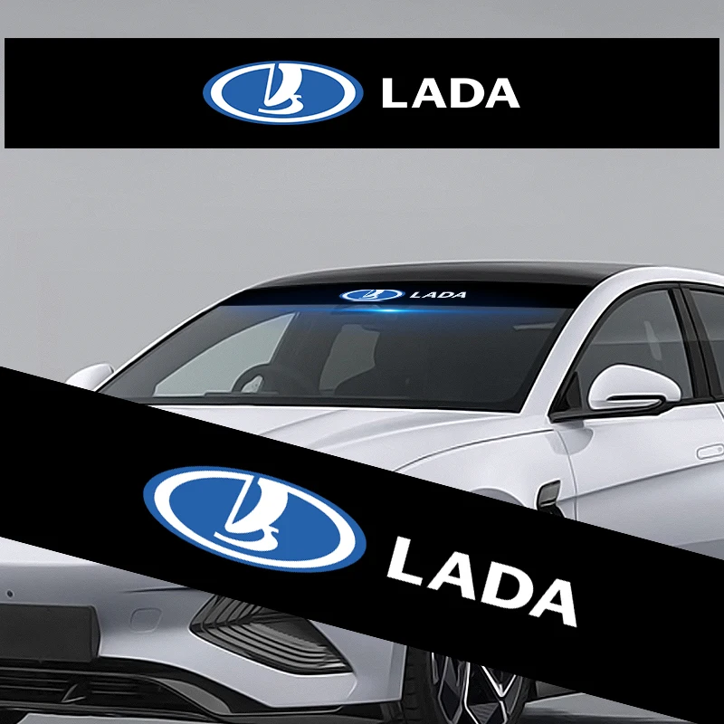 

Car Vinyl Front Rear Window Windshield Waterproof Stickers Decal For Lada VESTA Niva Kalina Priora Granta Largus Vaz Samara 2110