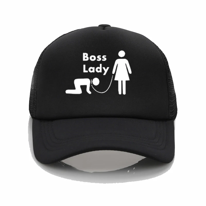 Fashion hat Boss Lady Funny Printing baseball cap Men and women Summer Trend Cap New Youth Joker sun hat Beach Visor hat