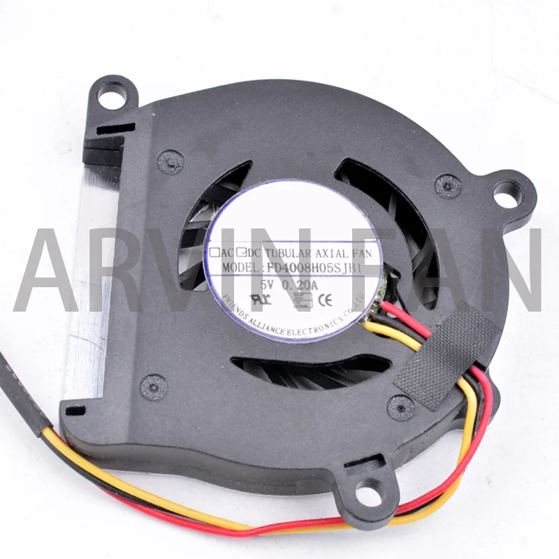 Совершенно новый оригинальный вентилятор FD4008H05SJB1 4 см DC5V толщина 0,20a 8 мм ультратонкий вентилятор охлаждения для компьютера ноутбука