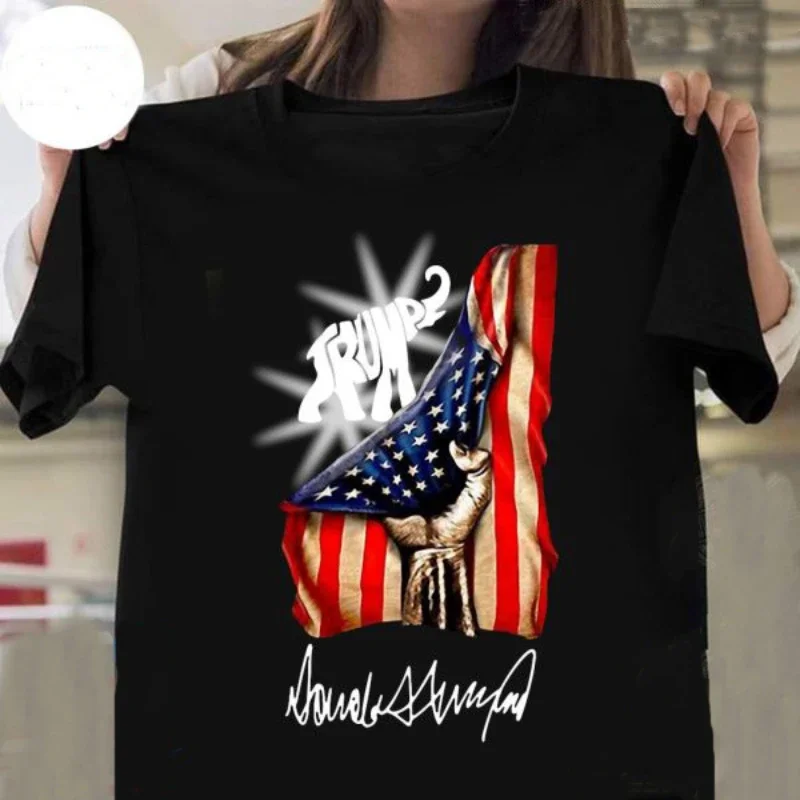 Мужская футболка DR.GESTEE с американским флагом из хлопка