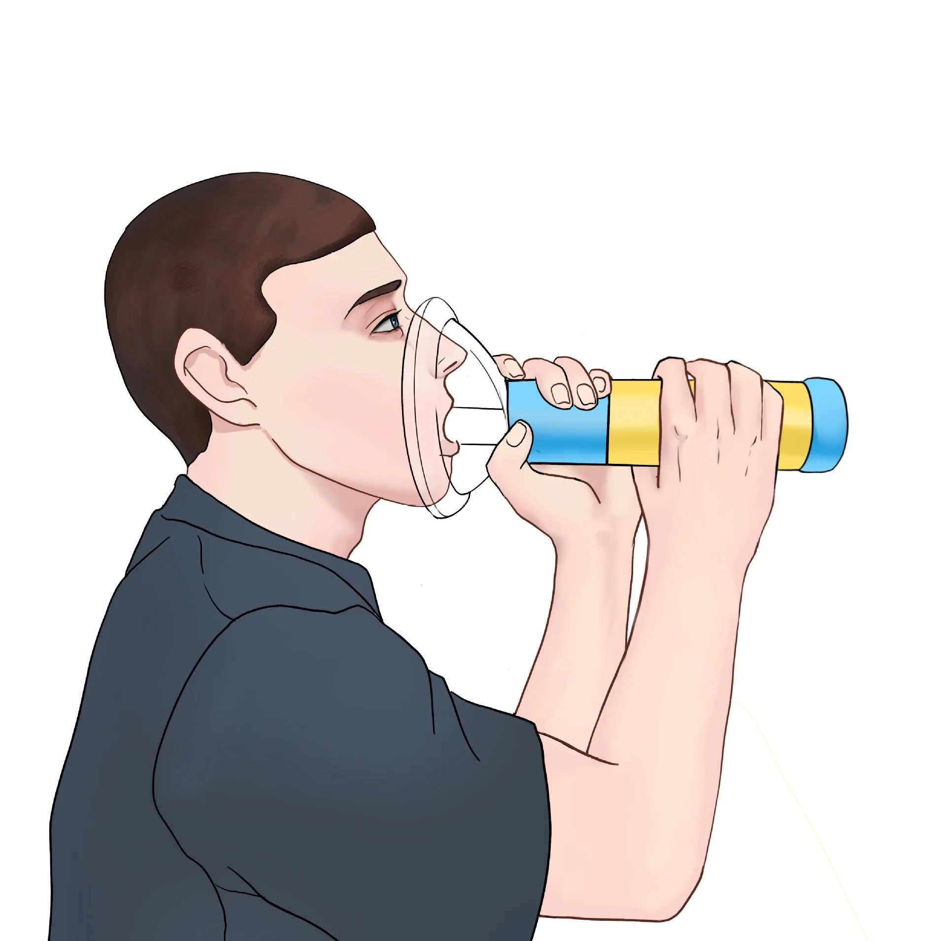 Портативное улучшенное устройство для защиты от удушения аварийный