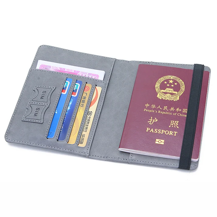 Rfid Protection Personalized Passport Cover with Name Designer Customized Passport Holder Travel Accessories Passport Case images - 6