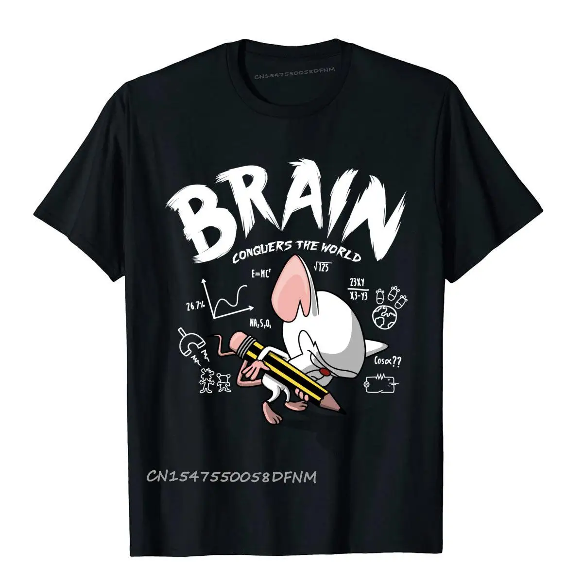 

Brain Vs The World T Shirts For Men Comfortable Tees Brand Printing Cotton