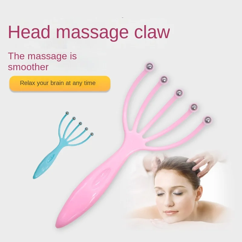 

Head Decompression Massage Claw Head Massager Five Claw Scalp Massager Claw Head To Relieve Fatigue Full Body Massage