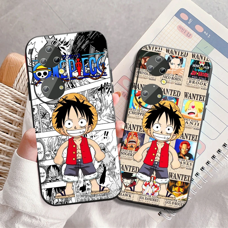 Мультяшный чехол для телефона O-Ones Huawei P50 P40 P30 P20 Lite 5G Nova Plus 9 SE Pro 5T Y9S Y9 Prime Y6 Black TPU