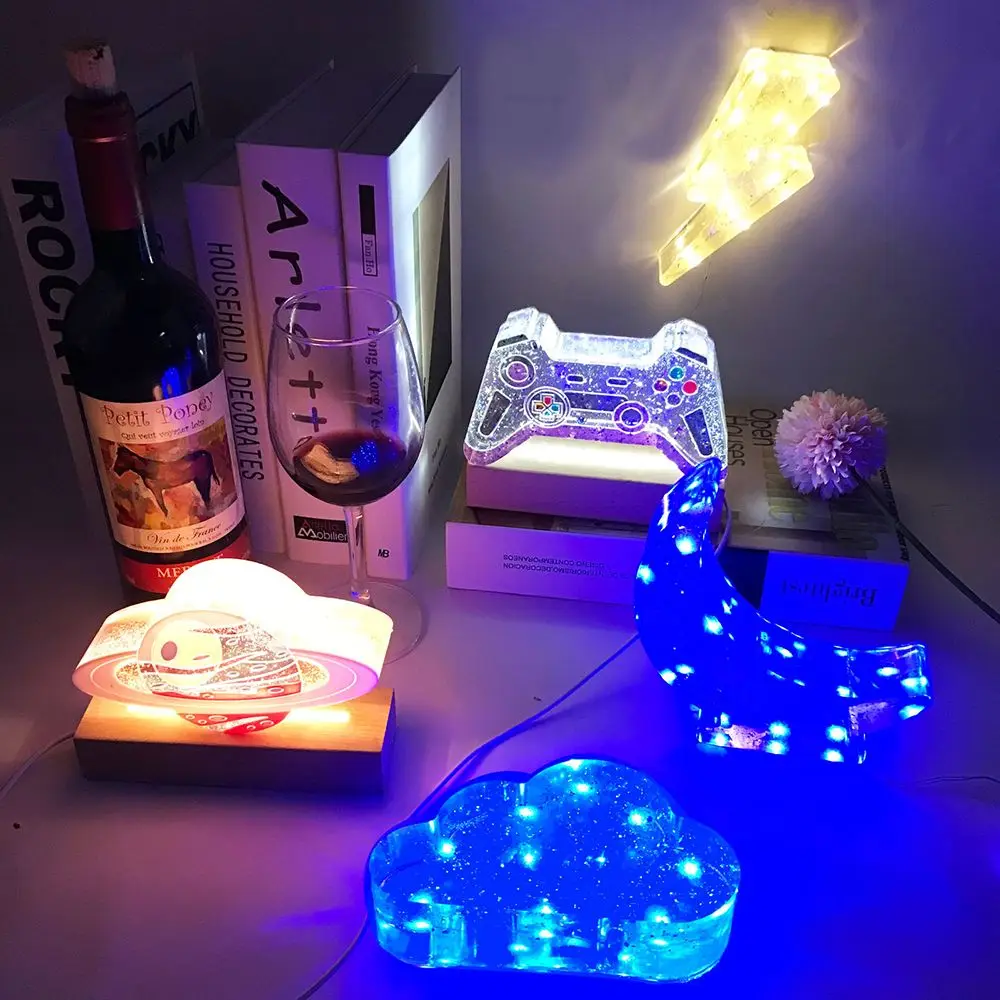 

Rainbow 3D Ornaments Cake Mold Cloud Resin Mould Plaster Aromatherapy Mold Crystal Epoxy Mold DIY Lamp