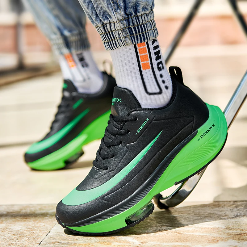 Men Women Sport Running Marathon Shoes Summer Breathable Walking Jogging Sneakers Big Size 36-46 Outdoor Athletic Gy Trainers