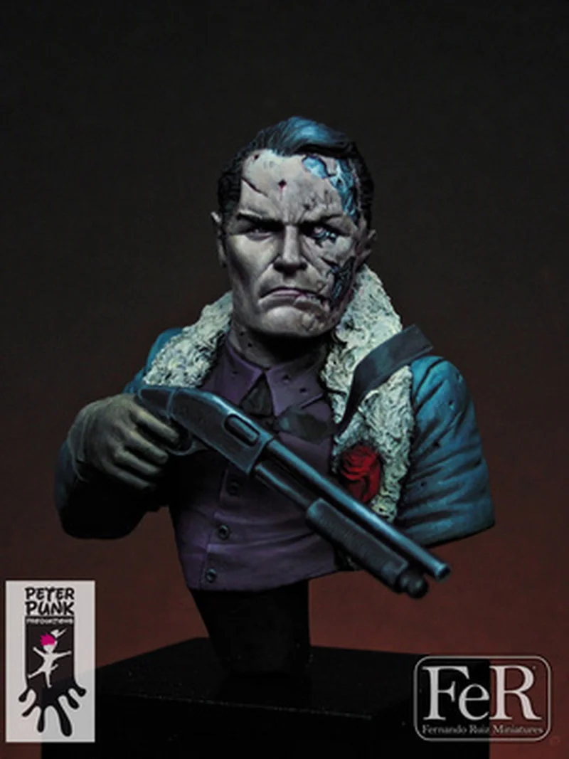 

NX1/16 Executor Bust Model Resin Model Kit Tumei Colorless Self-Assembling Resin Doll Military Action Doll Bust Sculpture
