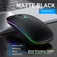 wireless mouse bluetooth compatible rechargeable mouse computer silent mause ergonomic mini mouse usb optical mice for pc laptop