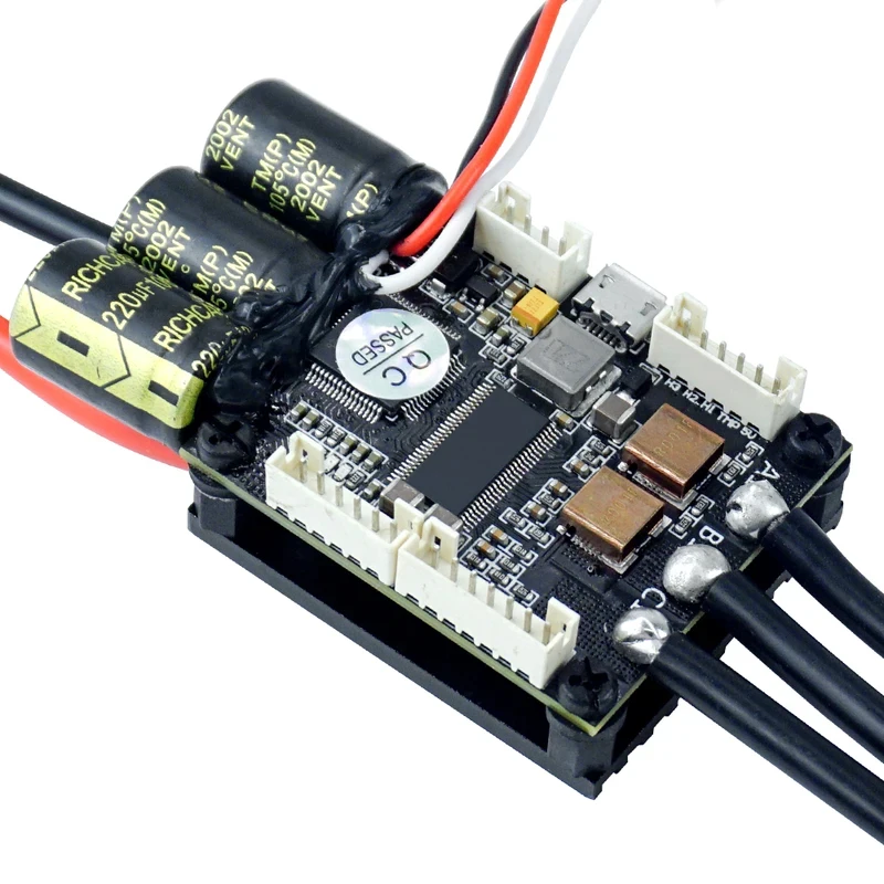 Фото Контроллер скорости Flipsky ESC Mini FSESC4.20 50A для скейтборда на базе VESC ®   4.12 С алюминиевым анодированным радиатором №3